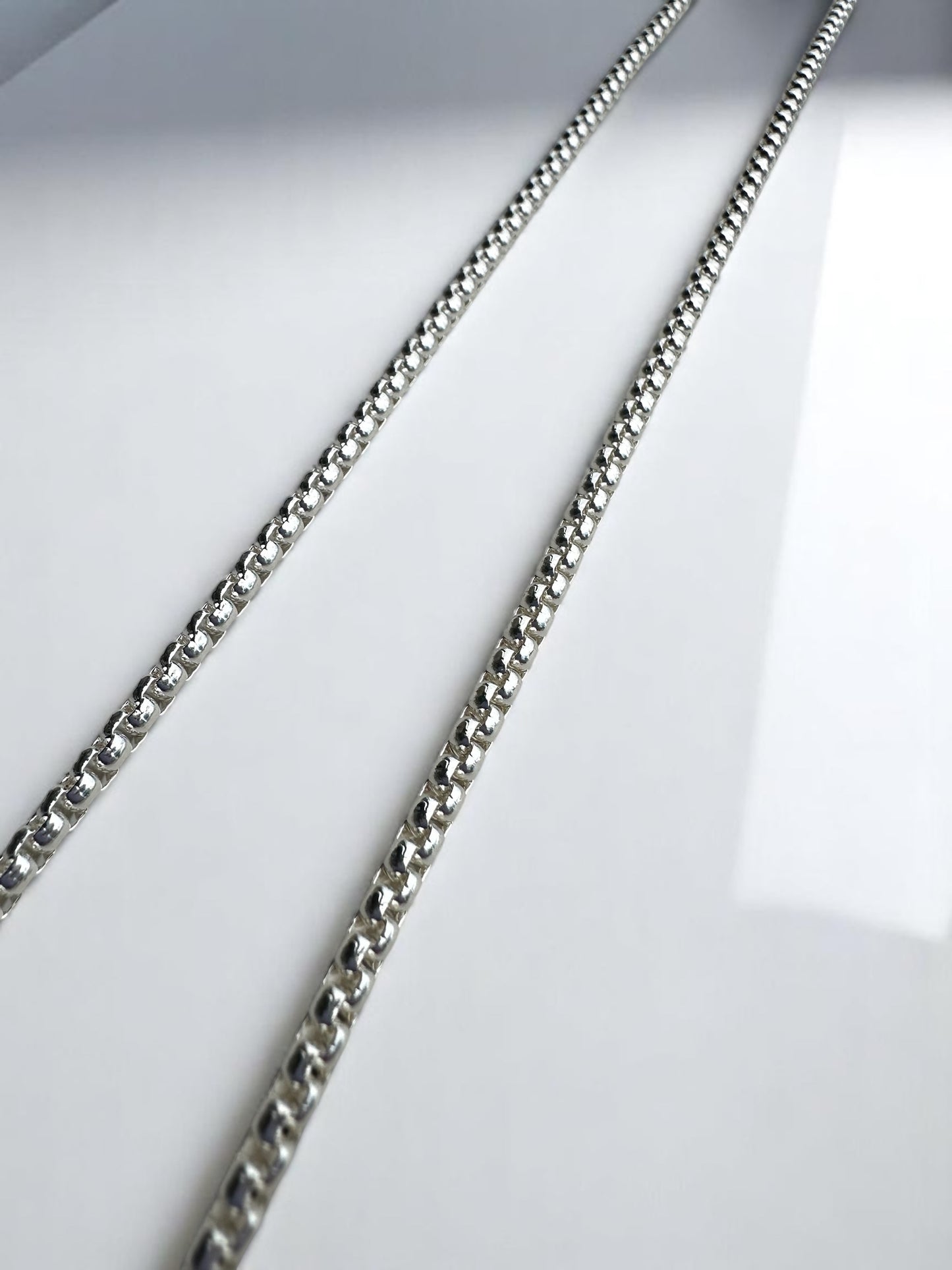 Ensemble collier et bracelet chaîne simple