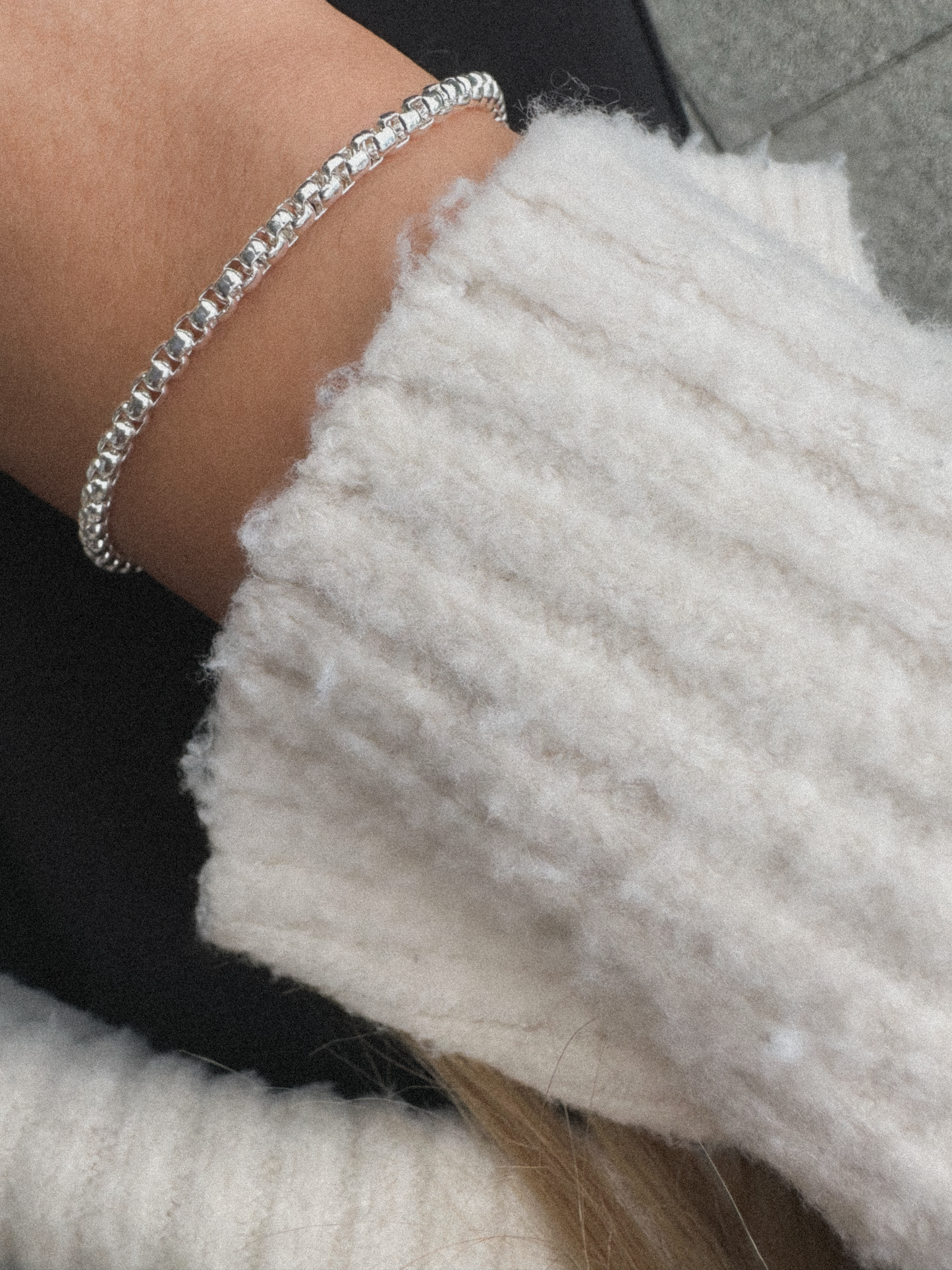 Ensemble collier et bracelet chaîne simple