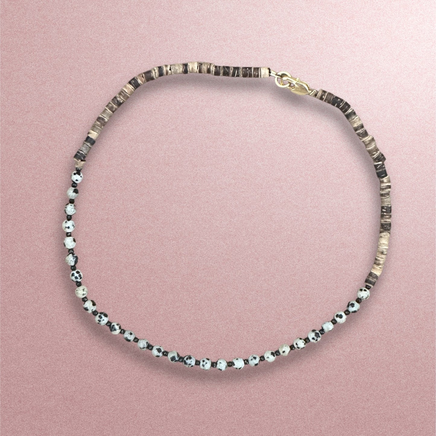 Collier Spinelle et Jaspe