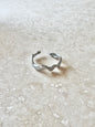 Bague ajustable Acier inox argenté