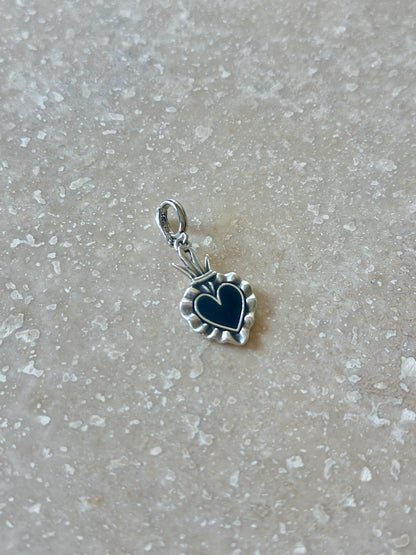 Pendentifs argenté œil, cœurs, coquillages