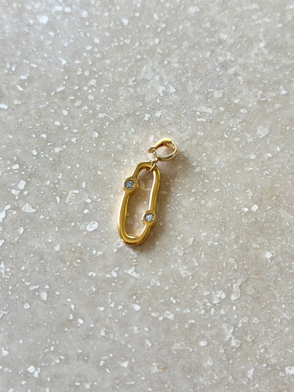 Pendentifs dorés coquillage, tortue, corail, ovale