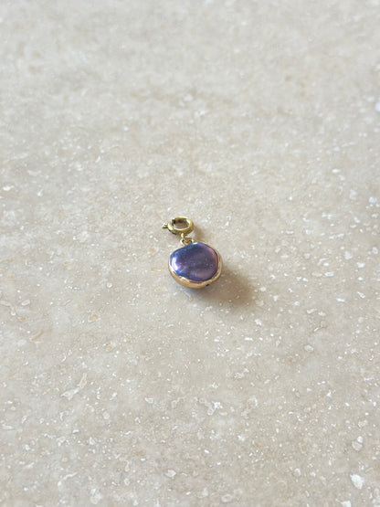 Pendentifs nacre et pierres naturelles