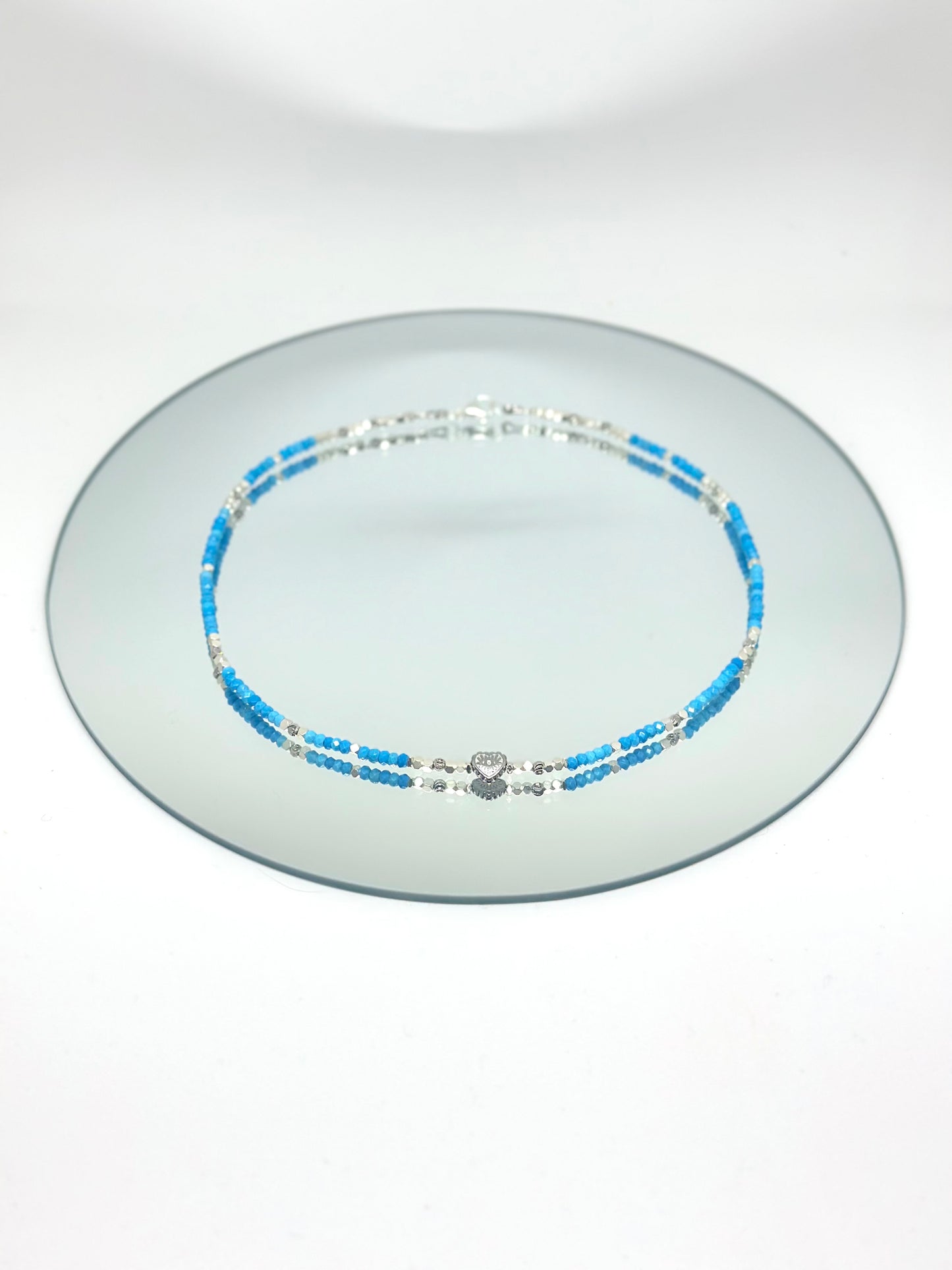 Collier perles Turquoise & Hématite — Ancrage, Protection, Expression
